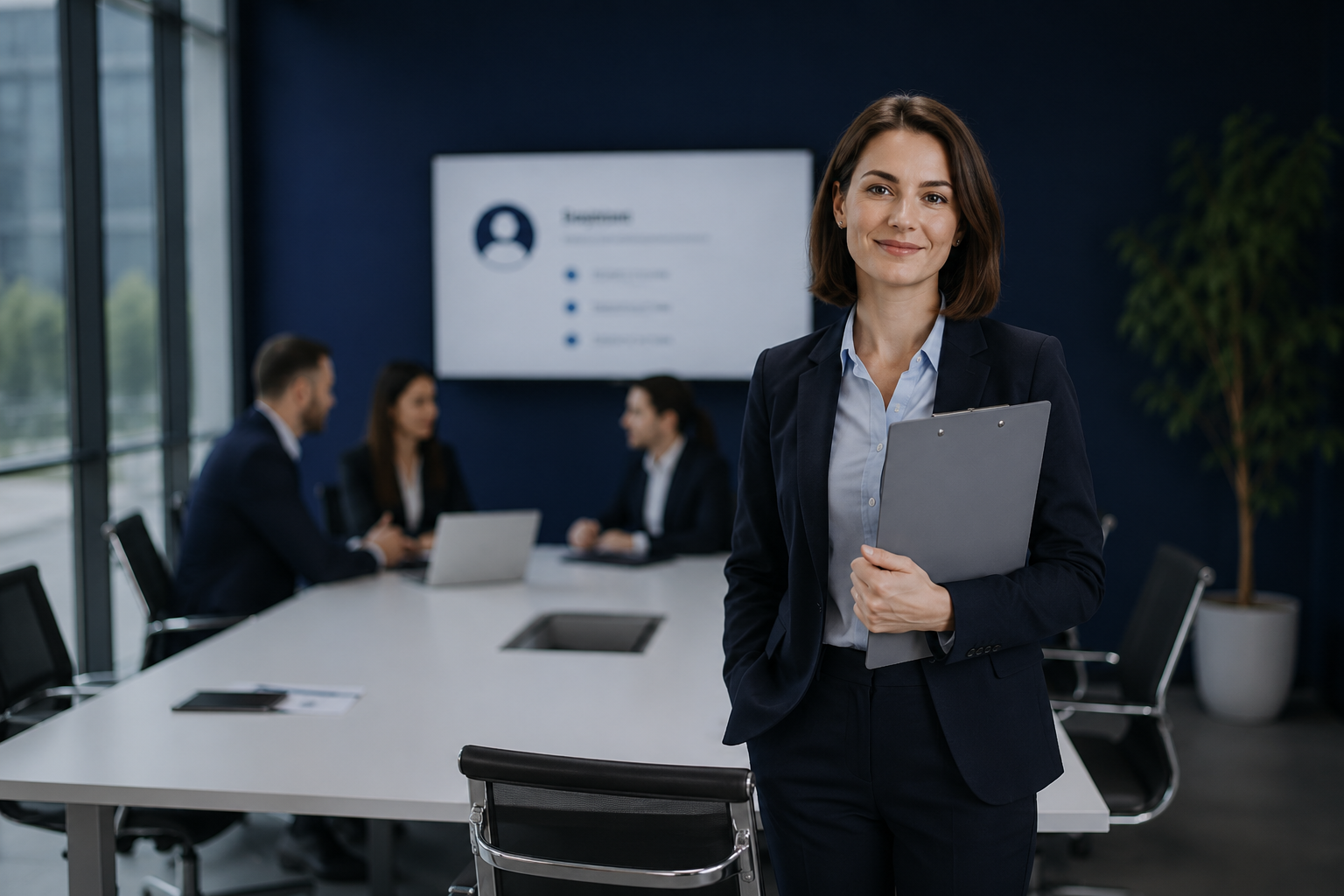 A well-staffed UK workplace running smoothly