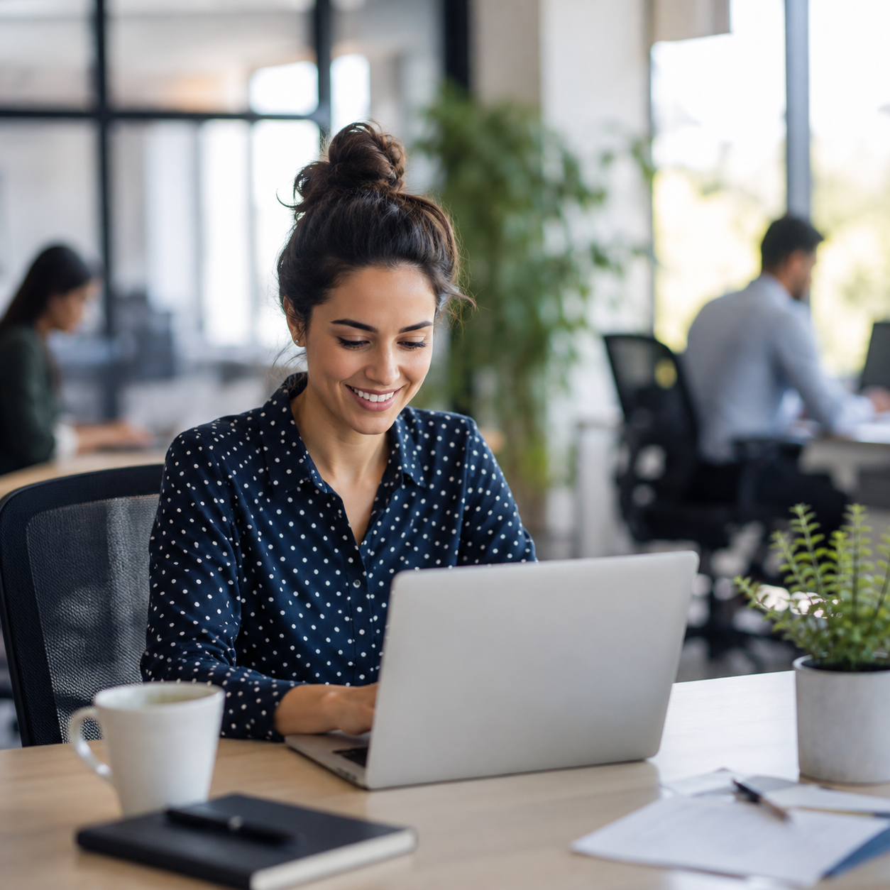 Successful candidate starting a new job